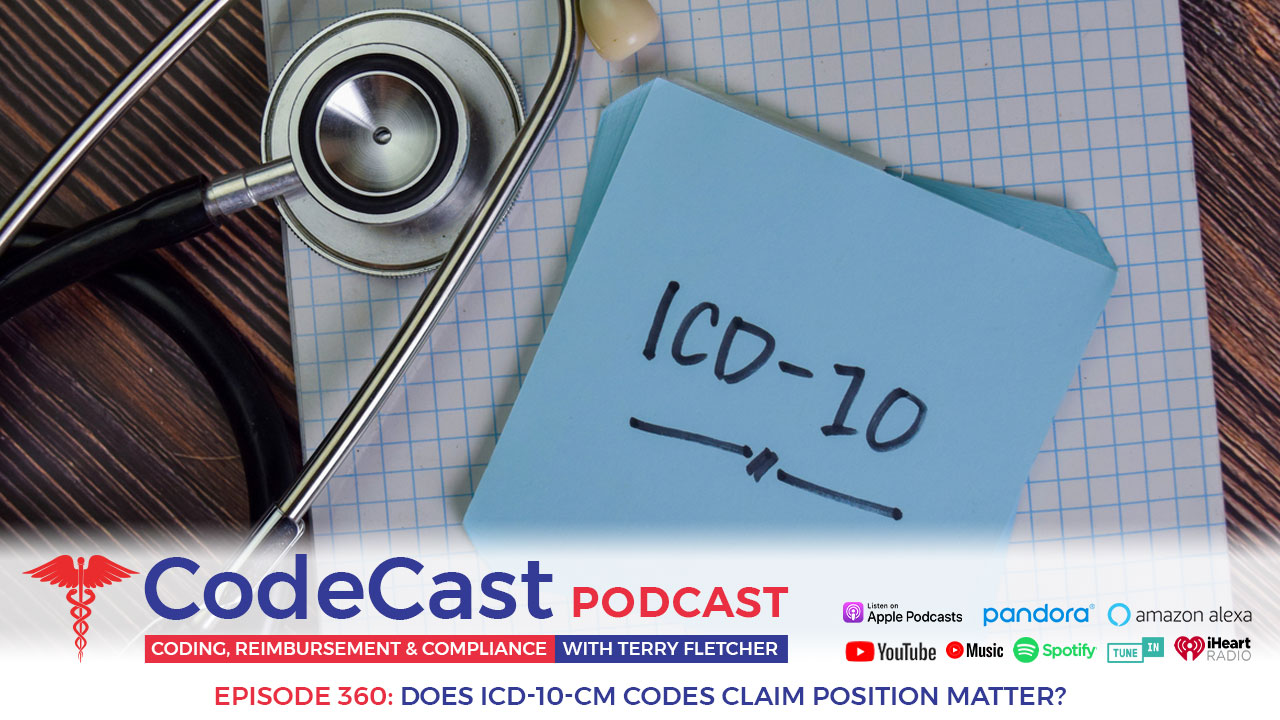 Does ICD-10-CM Codes Claim Position Matter?