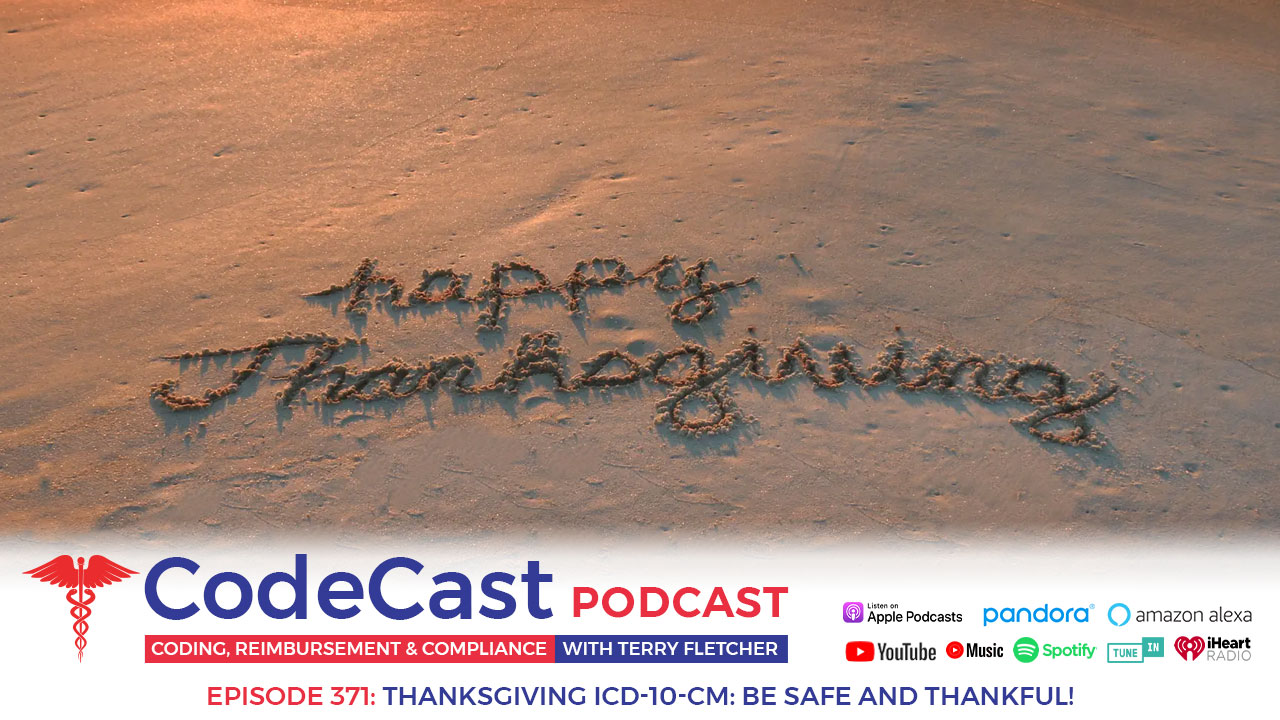 Thanksgiving ICD-10-CM: Be Safe and Thankful!